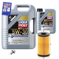 MANN-FILTER Ölfilter 6 L LIQUI MOLY 5W-30 Special Tec F für Land Rover Discovery