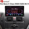 Carplay 2+32G Android13 Für Benz C Class W204 S204 9" Autoradio GPS Navi WIFI BT