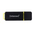 Intenso High Speed Line - Flash Drive 128 GB - USB 3.1, Black/Yellow