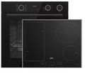 Böhme Einbauherdset Backofen Dampfunterstützung + Beko Induktionskochfeld 58 cm