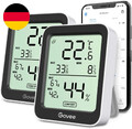 Govee Thermometer Hygrometer, Mini LCD Digital Innen Mit Benachrichtigungs Alarm