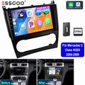 4+64G Android 13 Carplay Autoradio GPS Navi DAB+ Für Benz C Klasse W203 CLK W209