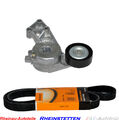 Keilrippenriemen Satz mit Spannrolle VW SEAT SKODA Audi 1.6 1.8 1.8T 2.0 Benzin