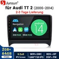 DAB+ Android 14 Für Audi TT 8J 2006-2014 Autoradio Apple Carplay GPS NAVI 2+64GB