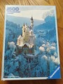 Ravensburger Puzzle 1500 Teile 1983 Schloß Neuschwanstein winterlich 162192 