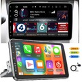 10" Autoradio DAB+ 1DIN Android13 GPS Navigation 360° Drehbar Bildschirm Carplay