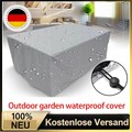 Gartentisch Abdeckung Schutzhülle Gartenmöbel Abdeckplane Garnitur Wasserdicht