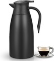 1.8L Thermoskanne Isolierkanne Warmhaltekanne Kaffee Tee auslaufsicher Edelstahl