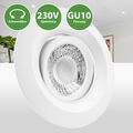 LED Einbaustrahler Einbaulspot Downlight Strahler rund schwenkbar weiß GU10 230V