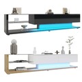 LED Lowboard Fernsehschrank Modern TV-Tisch TV Schrank TV-Ständer TV Board Neu