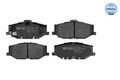 Meyle Bremsbelagsatz, Scheibenbremse 025 215 6816 für SUZUKI