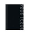Collegetimer Black Label 2023/2024 - Schüler-Kalender A5 (15x21 cm) - schwarz -