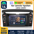 Für Lancia Ypsilon 2012-2020 Carplay Android 13 Autoradio GPS NAVI DAB+ FM 2+64G