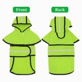 Hunde Regenmantel Wasserdicht Hundemantel Klein Groß reflektierender Regenjacke