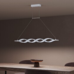 Pendelleuchte LED Hängelampe Dimmbar mit Fernbedienung Hängeleuchte für Esstisch⭐⭐⭐Energieverbrauch:60W✅Lichtfarbe:3000K-6000K