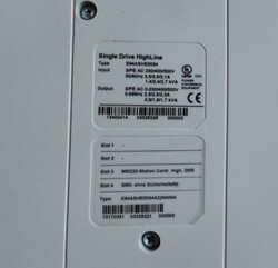 Lenze 9400 Single Drive Highline E94ASHE0034 Umrichter/ Steuerung für Servomotor