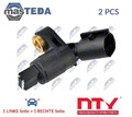 HCA-VW-005 ABS SENSOR DREHZAHLFÜHLER VORNE NTY 2PCS FÜR AUDI TT,A3,8L1,8N3,8N9