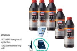 5 L LIQUI MOLY Top Tec ATF 1200 MAHLE Getriebeölfilter für Audi A6 Avant 2.5