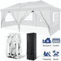 Faltpavillon 3x6m Faltbar Pavillon Wasserdicht Gardenpavillon mit 6 Seitenwnden