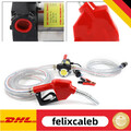12V Dieselpumpe Heizölpumpe Automatik Pistole 45L/min Selbstansaugend Ölpumpe DE