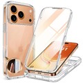 Full Body Clear Hybrid Shockproof 360 Case For iPhone 16 15 14 13 12 Pro Max 7 8