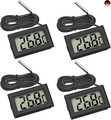 Thlevel Digital LCD Thermometer Temperatur Monitor mit Externem Sensor für 
