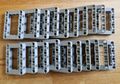 20x LEGO Technic 5x7 Rahmen Liftarm hellgrau 64197