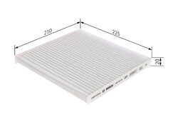 BOSCH Innenraumfilter 1 987 432 246 Partikelfilter für NISSAN MICRA NOTE E12 4