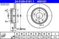 2x Bremsscheibe ATE 24.0109-0181.1 für MAZDA BN BM DK CX BP BMLFP BMLFS BM4 BN4