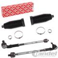 2x FEBI SPURSTANGE + MANSCHETTE KOMPLETT passend für FORD KUGA MK1