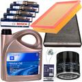 FILTERSET INSPEKTIONSPAKET+GM 5W30 Dexos-2 ÖL für 1.4-2.0 ZAFIRA A ASTRA G+H