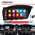 CarPlay Android13 Für BMW 5er E60 E61 E63 E64 E90 E91 CCC Autoradio GPS Navi KAM