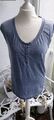 ESPRIT Hübsches Damen Shirt/Top Gr.XS 36/38 Relaxed hellblau luftig leicht 