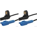 2X HERTH+BUSS ABS-SENSOR RADDREHZAL VORNE BEIDSEITIG passend für PEUGEOT 206 206