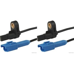 2X HERTH+BUSS ABS-SENSOR RADDREHZAL VORNE BEIDSEITIG passend für PEUGEOT 206 206