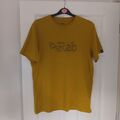 T-Shirt Rab Sketch Logo Größe Large gelb kurzärmelig Rundhalsausschnitt Herren 