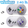 2.4GHZ Wireless USB SNES Controller Gamepad Retro Joypad for PC MAC Raspberry Pi