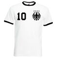 Youth Designz Herren T-Shirt Deutschland mit WUNSCHNAME + NUMMER Trikot EM WM