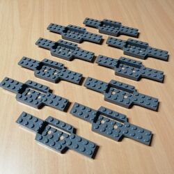 LEGO 10 x Chassis Auto Fahrzeuge dunkelgrau / Creator CITY Konvolut Sammlung