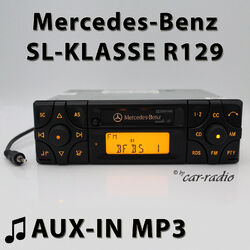 Mercedes R129 Radio Audio 10 BE3200 MP3 AUX-IN Becker Kassettenradio SL-Klasse