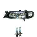 Scheinwerfer links H7/H7 schwarz für Opel Vectra B Caravan CC inklusive Lampen