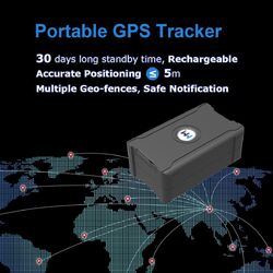 GPS Tracker Sender Magnet Echtzeit Tracking Peilsender SMS SOS Alarm KFZ