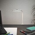 LED-Klemmleuchte T160-1 grau weißer Flexarm modern Art Lampe Klemme Büro B-Ware