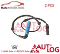 ABS SENSOR DREHZAHLFÜHLER PAAR HINTEN AUTLOG AS4053 2PCS I NEU OE QUALITÄT