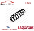 SCHRAUBENFEDER FAHRWERKSFEDER LESJÖFORS 4295052 2PCS I FÜR VW GOLF IV,BORA