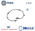 714 899 0014 ABS SENSOR DREHZAHLFÜHLER MEYLE 2PCS FÜR FORD FIESTA VI,B-MAX