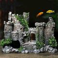 Aquarium Deko Schloss Felsen Höhle Burg Terrarium Dekoration Zubehör Schloss DE
