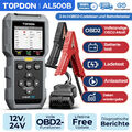 TOPDON AL500B Profi KFZ OBD2 Diagnosegerät Scanner Auto mit Batterietester 2in1