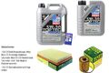 INSPEKTIONSKIT FILTER LIQUI MOLY ÖL 6L 5W-30 für Opel Corsa C F08 F68 1.7 Di