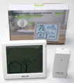 BALDR Funkwetterstation mit Außensensor,Groß Digital Thermometer Hygrometer,Weiß